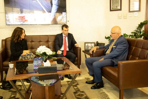 المعايطة يبحث سبل تطوير مجالات التعاون بين المستقلة للانتخاب والاتحاد الأوروبي